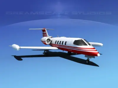 Gates Bombardier Learjet 35 V03 3D model