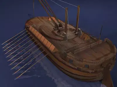 Leonardo Assault battleship 3D model