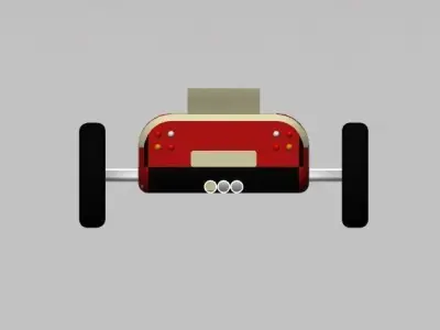 Vintage f1 design Free 3D model