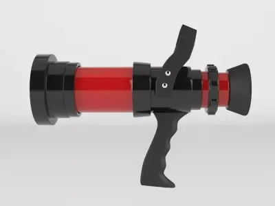 Fire Hose Nozzle 3D model