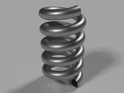 Spring Low-poly 3D model