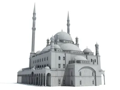 Mosque of Muhammad Ali 3D model