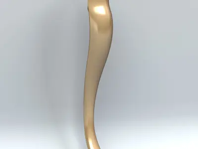 Furniture leg 003 Free 3D model