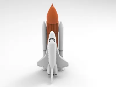 shuttle - space ship NASA 3D model