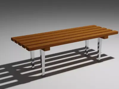 Bench Free 3D model order