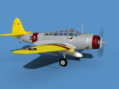 Douglas TBD-1 Devestator V02 3D model