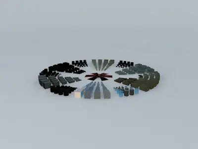 Clock Bridge 2 3D model