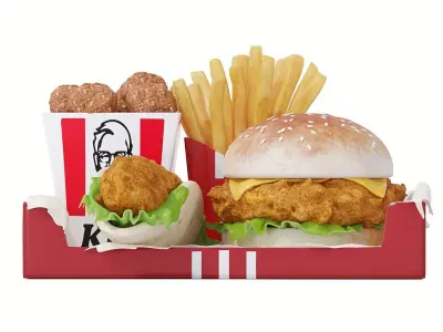 KFS Chicken Meal 3D model