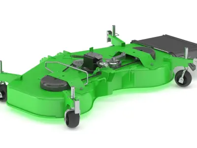 John Deere 60D High Capacity AutoConnect Mid-Mount Mower Deck 3D model