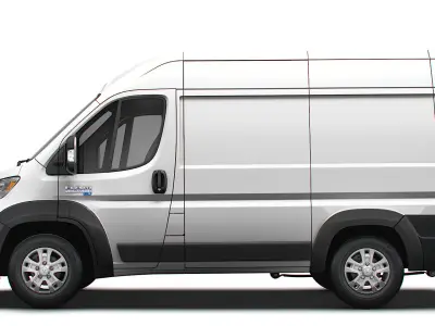 Ram ProMaster EV Cargo Van L1H2 2024 3D model