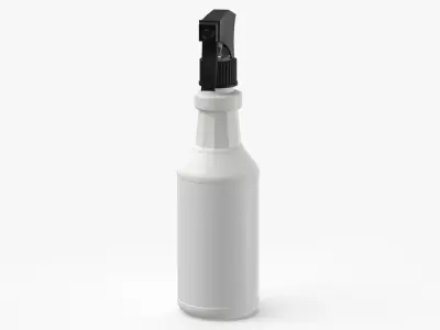 All Purpose Cleaner Spray 01 Blank and Generic Label 3D model