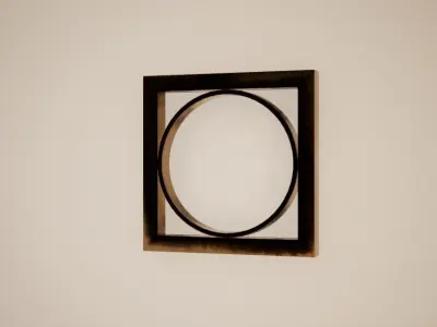 Bronze Wall Decoration 04 Free low-poly 3D model