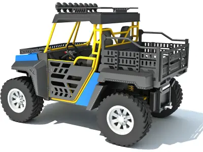 UTV Utility Vehicle 3D model