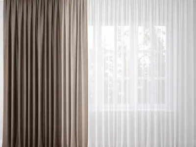 Curtain 3D model 31