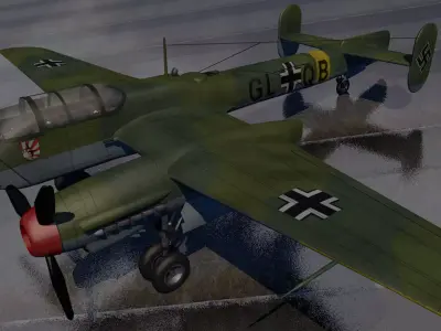 Arado Ar-240 A-02 3D model