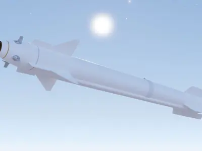 Ultimate Russian Air to Air Missiles Pack Low-poly 3D model