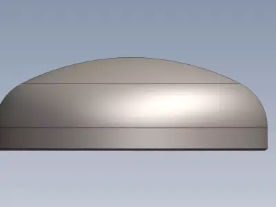 Ellipsoidal head 24in OD schedule 20 Free 3D model