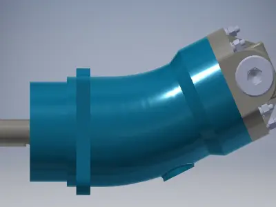 Hydraulic motor type 210 3d model 3D model