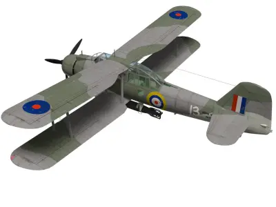 Fairey Albacore 3D model