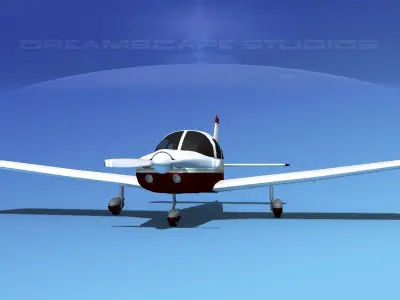 Piper PA-28-235 Cherokee  V01 3D model