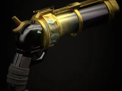 Arcane Jinx Pistol 3D model