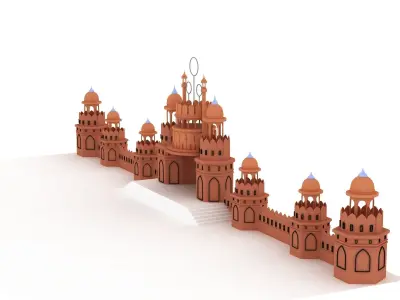 Castle intro 3D model
