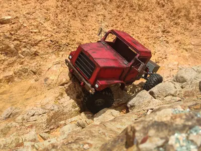 Crawler C23 Front Cab  1-10 RC Body 3D print model