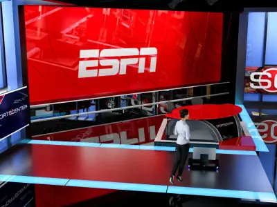 ESPN sportcenter studio 3D model