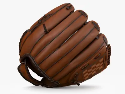 Baseball Glove 8K PBR Textures 3D model