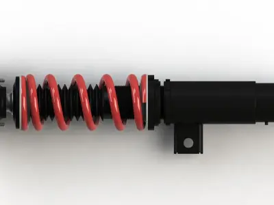 COILOVER shock absorber for honda 3D model