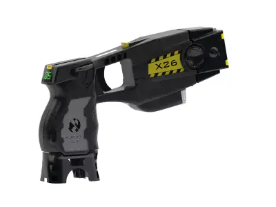 Police Issue X26 Taser Free 3D model