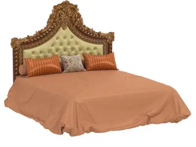 EZIO BELLOTTI 3640 classic baroque bed 3D model