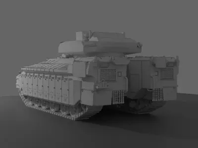 IDF Nammer with 30mm turret 3D print model