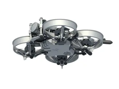 Bionic dragonfly four-axis Quadcopter UAV aircraft 3D model