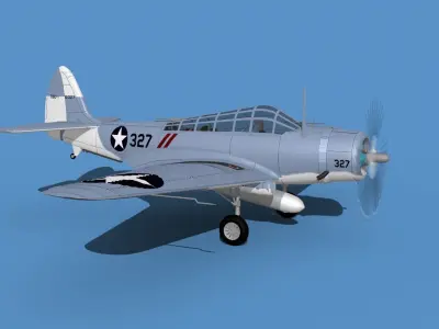 Douglas TBD-1 Devestator V10 3D model