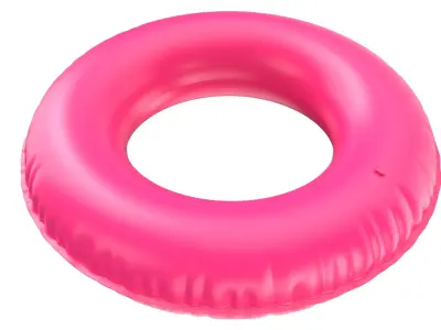 Detailed Inflatable Pool Toy 3D model