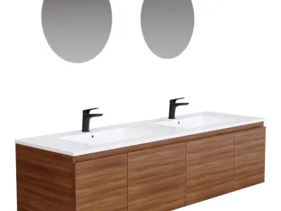 bathroom furniture-01 Free 3D model