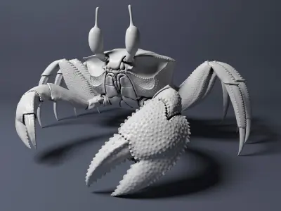 Ghost Crab High Poly 3D model