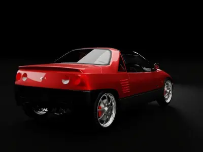 Mazda Autozam Az-1 Car 3d Model Free 3D model