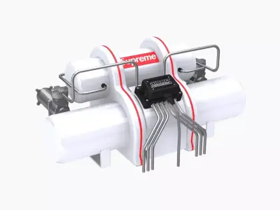 Airlift Performance air suspension kit B Low-poly 3D model