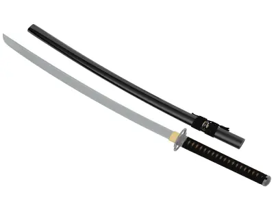Iaito Sword 3D model