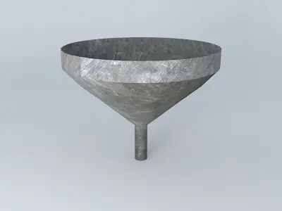 Funnel concrete Free 3D model