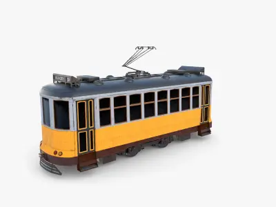 Historic tram V7 3D model