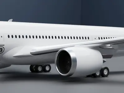 Airbus A350-900 XWB Airbus Home Livery 3D model
