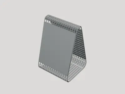 Basic Wire Display Stand - Geometry Only No Textures 3D model