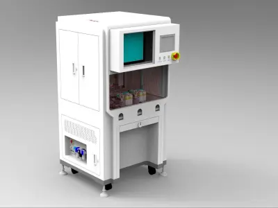 Laser engraving machine 3D model