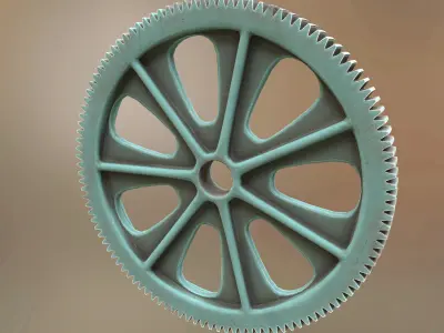 Green Tooth Gear 3D model