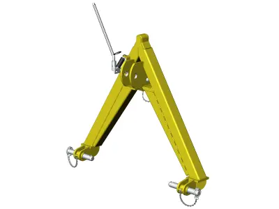 A-frame quick coupler SA-1 Free 3D model