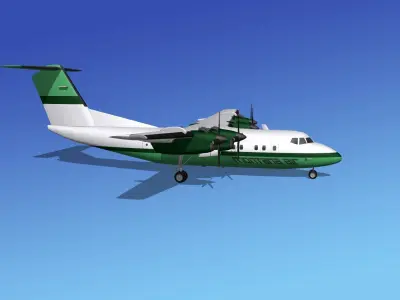 Dehavilland DHC-7 Montana Air 3D model