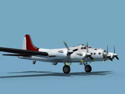 Boeing B-38A Flying Fortress II HP V02 3D model